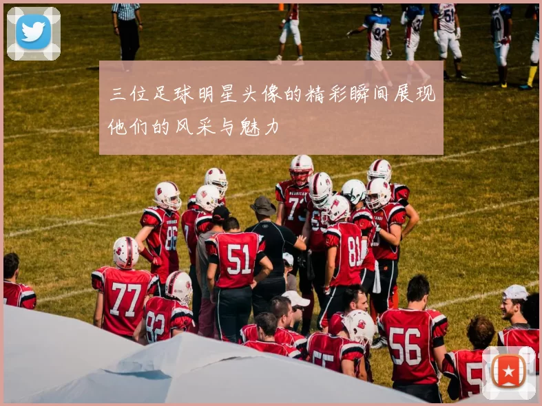 三位足球明星头像的精彩瞬间展现他们的风采与魅力